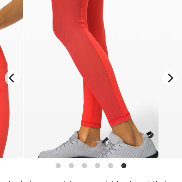Lululemon • Mastered Motion Full Length Everlux Thermal Red Leggings • Size 4 - Picture 6 of 7